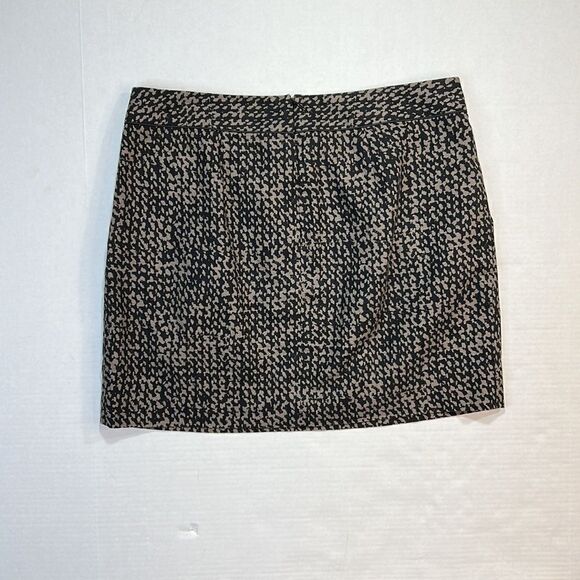 Gap Patterned Neutral Career Miniskirt 6 - Picture 7 of 9